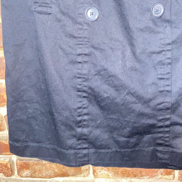 Sandro Sportswear Black Mini Sailor Button Skirt Women's Size 10 - Picture 3 of 6